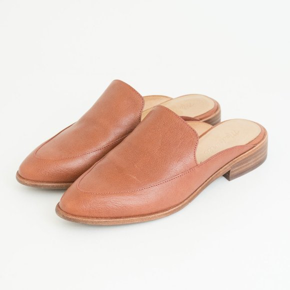 Madewell Shoes Madewell The Frances Loafer Mule In Leather Poshmark
